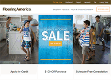 Tablet Screenshot of flooringamerica-sullivan.com